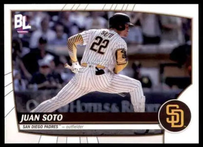 2023 Topps Big League #50 Juan Soto baseball card featuring original gloss finish