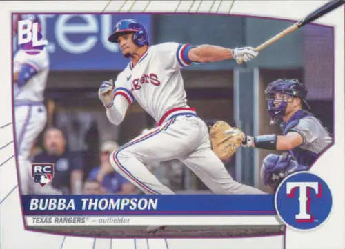 2023 Topps Big League #6 Bubba Thompson NM-MT RC Rookie baseball card with original gloss