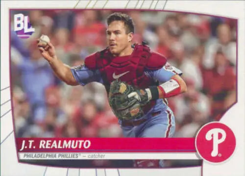 2023 Topps Big League #63 J.T. Realmuto baseball card with original gloss NM-MT Phillies