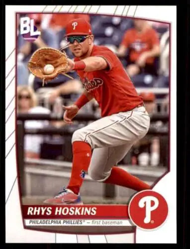 2023 Topps Big League #64 Rhys Hoskins NM-MT Phillies baseball card with original gloss