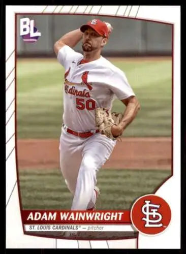 2023 Topps Big League #73 Adam Wainwright baseball card with original gloss from Cardinals