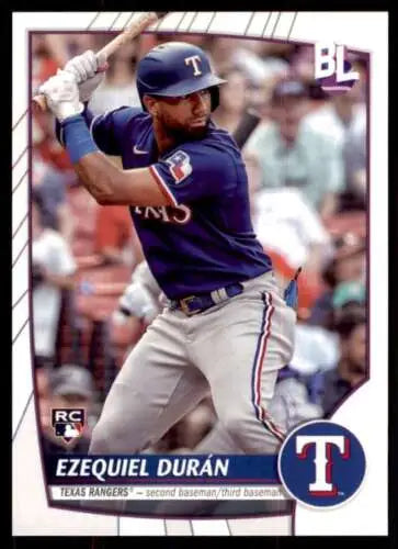 Ezequiel Duran baseball card from 2023 Topps Big League original gloss rookie set