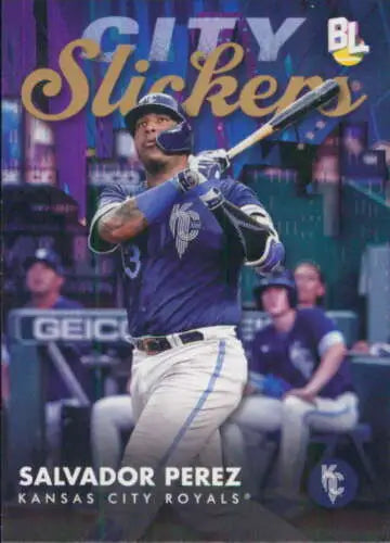 Salvador Perez baseball card 2023 Topps Big League City Slickers original gloss NM-MT