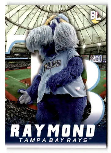 Raymond Tampa Bay Rays mascot from 2023 Topps Big League Mascots original gloss collection