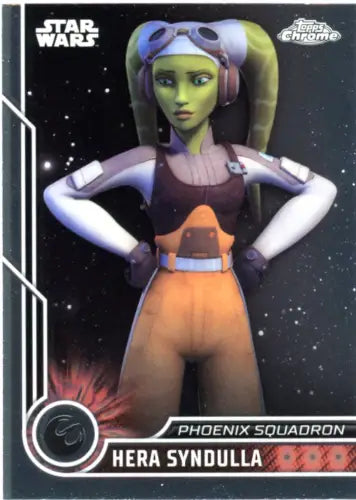 Hera Syndulla trading card from 2023 Topps Chrome Star Wars #31 NM-MT quality