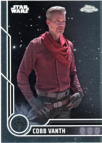 Cobb Vanth Topps Chrome Star Wars trading card from 2023 Topps Chrome series