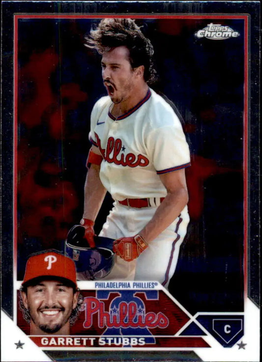 2023 Topps Chrome Update #USC59 Garrett Stubbs NM-MT Philadelphia Phillies Baseball Card  Image 1