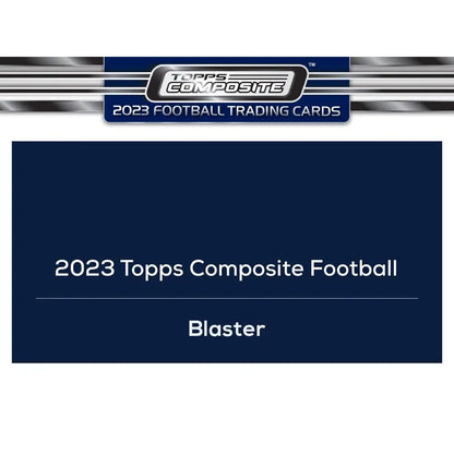 2023 Topps Composite Football Blaster box logo featuring premium football cards design