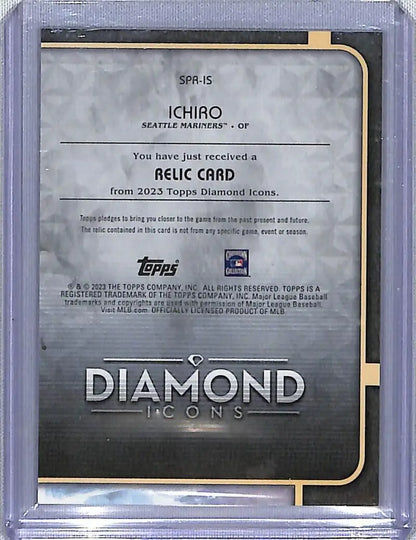 2023 Topps Diamond Icons Baseball Relic Card Ichiro Mariners EX MEM 5/5