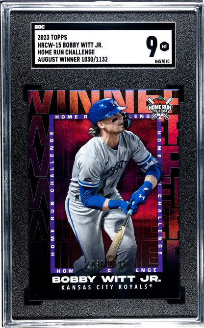 Bobby Witt Jr. 2021 Topps Homerun Challenge winner BGS 9 Kansas City Royals card