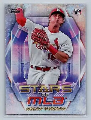 Nolan Gorman Stars of MLB RC baseball card from 2023 Topps #SMLBC-23 flat rate