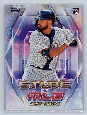 Riley Greene baseball card from 2023 Topps Stars of MLB collection flat rate pricing