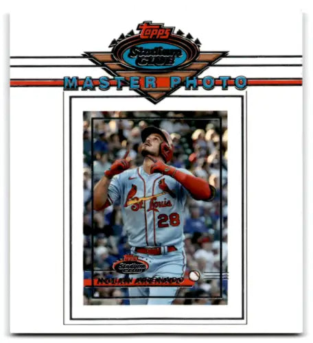 Nolan Arenado baseball card from 2023 Topps Stadium Club Master Photo series NM-MT Cardinals