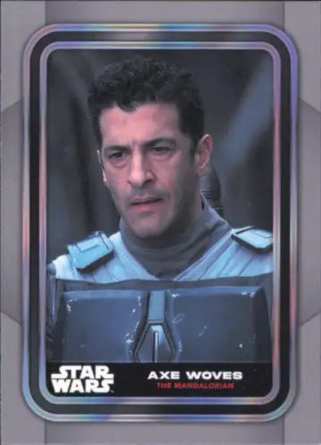 Axe Woves trading card from 2023 Topps Star Wars Mandalorian series, NM-MT condition