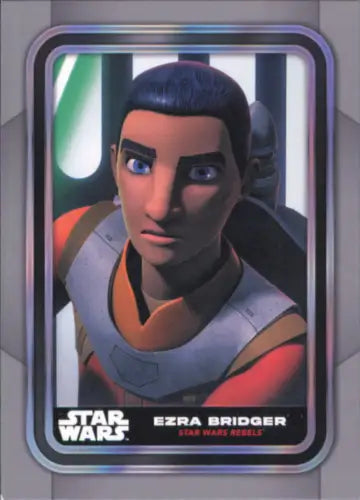 Ezra Bridger trading card from 2023 Topps Star Wars #28 Rebels NM-MT collectible