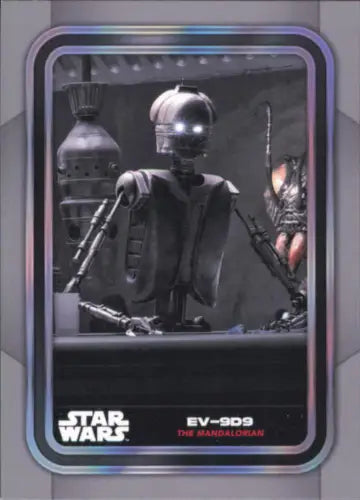 Topps Star Wars 2023 Trading Card featuring EV-9D9 from The Mandalorian NM-MT