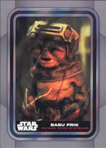 Babu Frik trading card from 2023 Topps Star Wars #71 Rise of Skywalker NM-MT