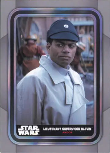 2023 Topps Star Wars Lieutenant Supervisor Blevin trading card from Andor series