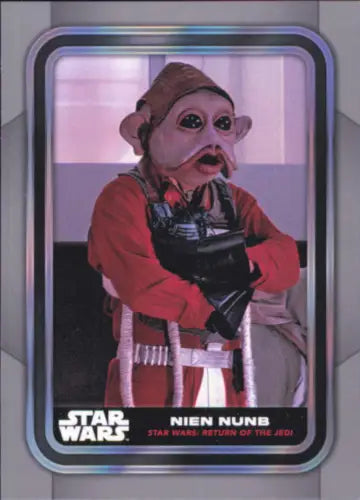 Nien Nunb trading card from 2023 Topps Star Wars Return of the Jedi NM-MT