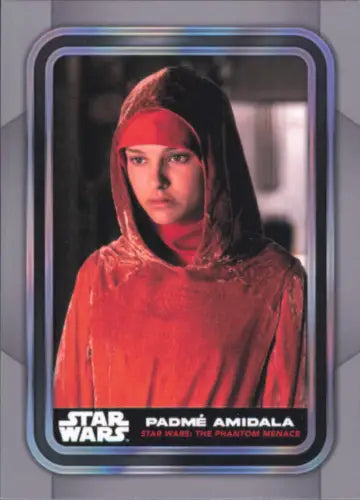 Padmé Amidala trading card from 2023 Topps Star Wars #92 The Phantom Menace NM-MT