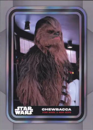 Chewbacca trading card from 2023 Topps Star Wars #93 A New Hope NM-MT edition