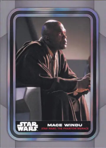 2023 Topps Star Wars #98 Mace Windu trading card from The Phantom Menace in NM-MT condition