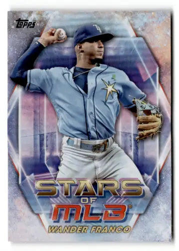 Wander Franco baseball card from 2023 Topps Stars featuring original gloss finish