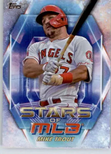 2023 Topps Stars of the MLB Mike Trout NM-MT Angels Original Gloss Baseball Card