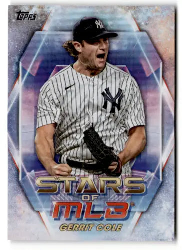 Gerrit Cole baseball card from 2023 Topps Stars in Near Mint condition