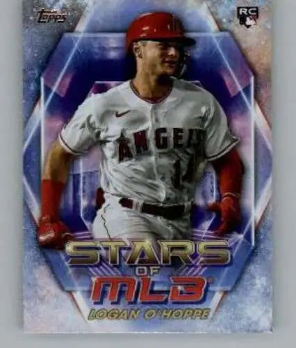 Logan O’Hoppe baseball card from 2023 Topps Update Series Stars of MLB with original gloss