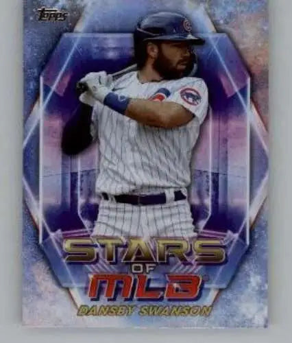 2023 Topps Update Series Stars of MLB Dansby Swanson baseball card original gloss