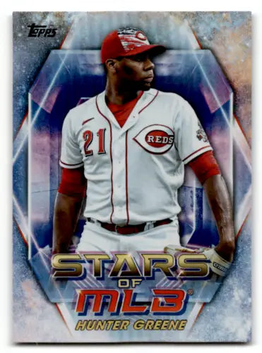 Hunter Greene 2023 Topps Update Series Stars of MLB baseball card in NM condition