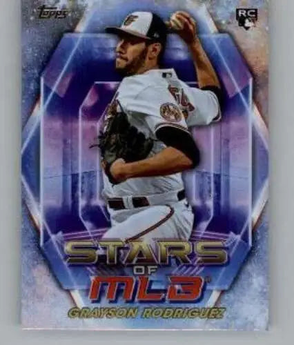 2023 Topps Update Series Stars of MLB Grayson Rodriguez baseball card with original gloss