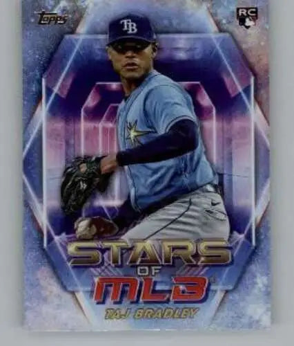 Taj Bradley baseball card from 2023 Topps Update Series Stars of MLB original gloss