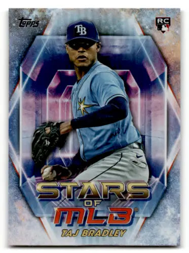 Taj Bradley baseball card from 2023 Topps Update Series Stars of MLB featuring original gloss