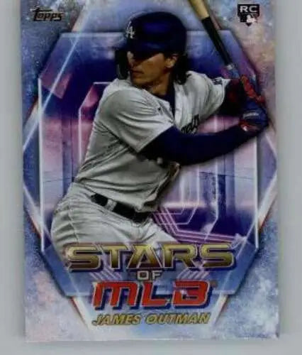 James Outman baseball card from 2023 Topps Update Series Stars of MLB in NM condition