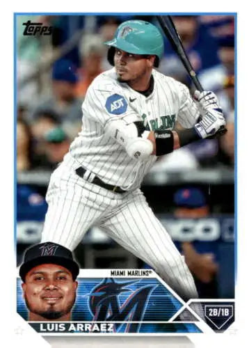 2023 Topps Update Series US1 Luis Arraez baseball card in NM condition with original gloss