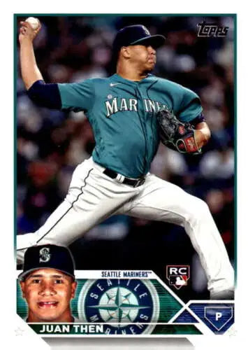 2023 Topps Update Series US112 Juan Then NM-MT RC Rookie Baseball Card Mariners