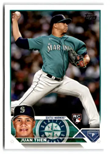 2023 Topps Update Series Juan Then Baseball Card NM-MT RC Rookie Original Gloss Mariners