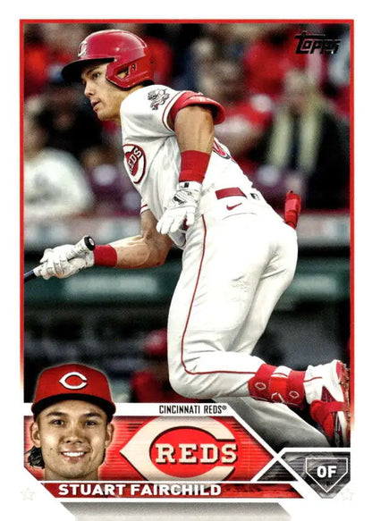 Stuart Fairchild Cincinnati Reds Baseball Card from 2023 Topps Update Series #US203