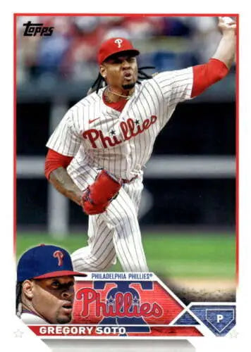 2023 Topps Update Series US252 Gregory Soto baseball card with original gloss finish