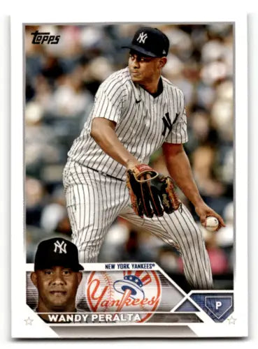 Wandy Peralta baseball card from 2023 Topps Update Series US270 featuring original gloss