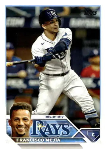 Baseball card of US61 Francisco Mejia from 2023 Topps Update Series with original gloss