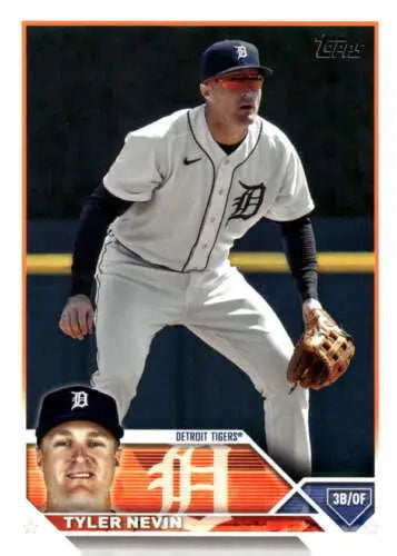 2023 Topps Update Series US89 Tyler Nevin baseball card with original gloss finish