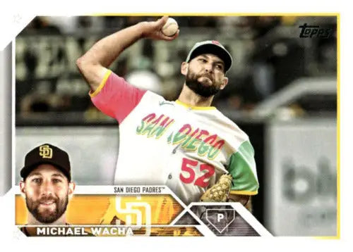 2023 Topps Update Series US96 Michael Wacha baseball card with original gloss finish