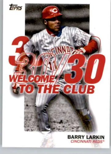 Barry Larkin baseball card from 2023 Topps Welcome to the Club original gloss NM-MT