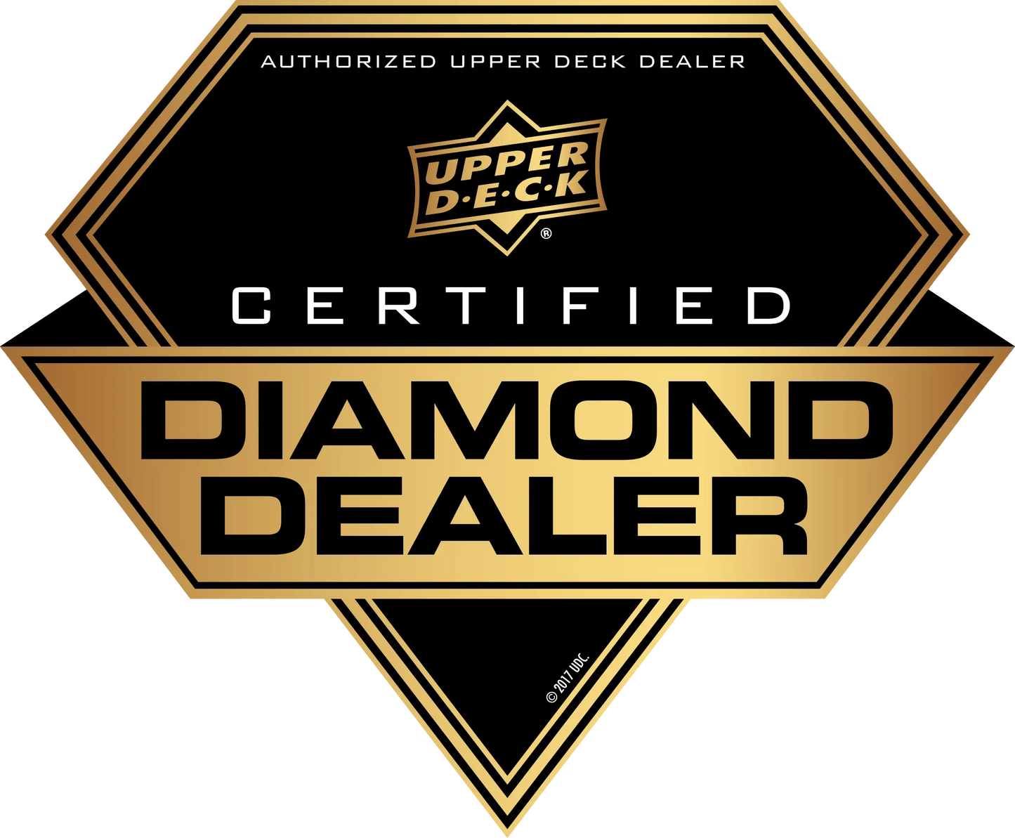 Diamond-shaped logo indicating Upper Deck Certified Diamond Dealer on Marvel Anime box