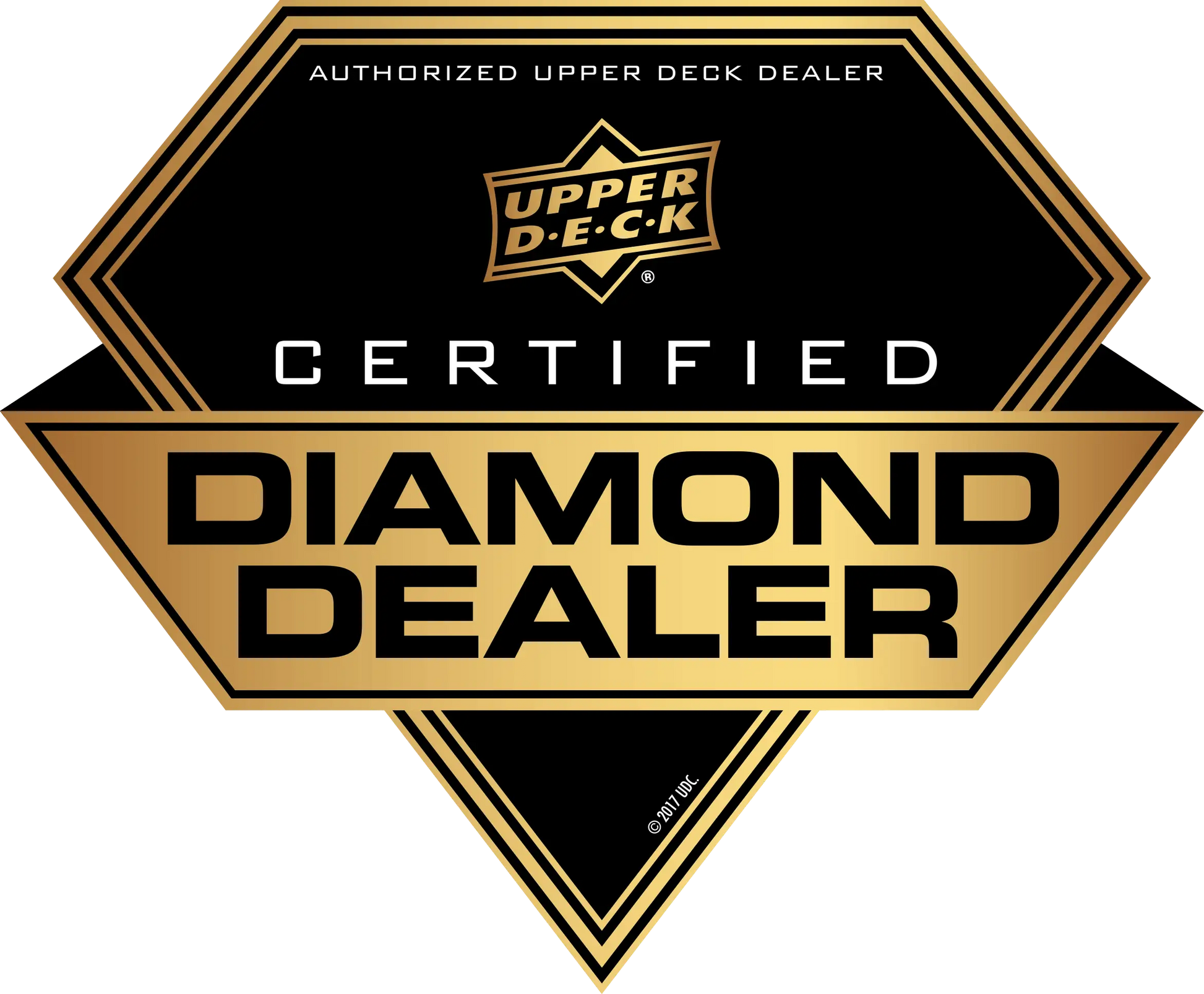 Diamond-shaped logo indicating Upper Deck Certified Diamond Dealer on Marvel Anime box