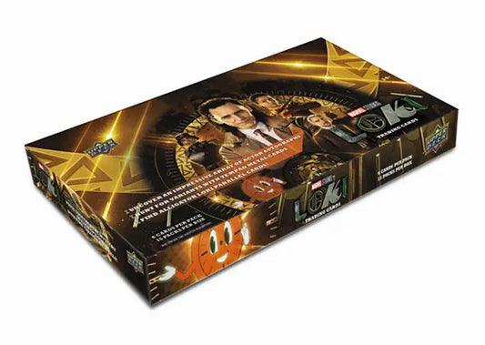 Board game box inspired by James Bond 007 in Upper Deck Marvel Loki Hobby Box