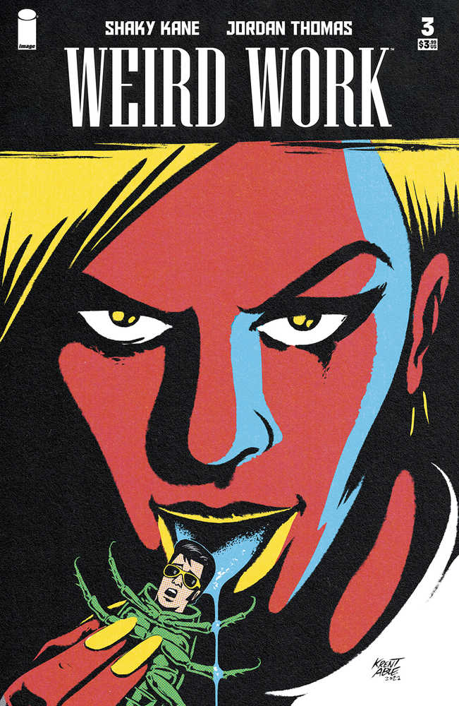 Comic book cover for Weird Work #3 with bold red and blue artwork, perfect for collectors